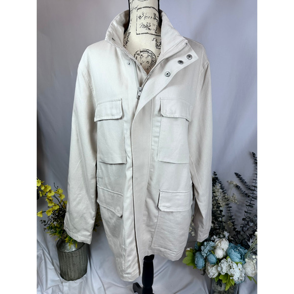 MP Piombo Safari 4 Flap Pocket Jacket Concealed zip size S - Picture 5 of 16